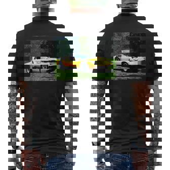 1969 Classic Italian Exotic Sports Car Mens Back Print T-shirt | Mazezy