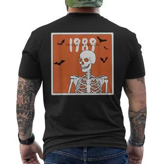 1989 Spooky Version Halloween Skeleton In My Spooky Era Men's T-shirt Back Print | Mazezy