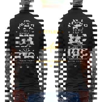 I Have 2 Titles Dad & Pops Grandpa Cool Bday Xmas Idea Men's Back Print T-shirt | Mazezy