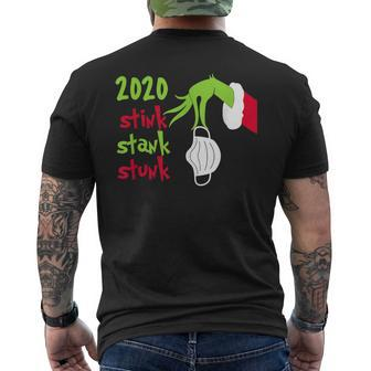 2020 Stink Stank Stunk Funny Quarantine Mens Back Print T-shirt | Mazezy