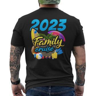 2023 Family Cruise Vacation Matching Trip Gift Cruising Ship Mens Back Print T-shirt - Seseable