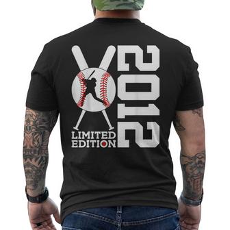 11St Birthday Baseball Limited Edition 2012 Mens Back Print T-shirt