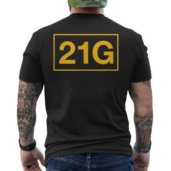 21G Quarrying Specialist Men's T-shirt Back Print | Mazezy