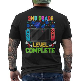2Nd Grade Level Complete Last Day Of School Graduation Mens Back Print T-shirt | Mazezy