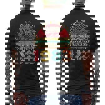 40 Years Old Vintage September 1983 40Th Birthday Men's T-shirt Back Print | Mazezy