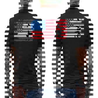 4Th Of July Animal Lemur Shirts American Flag Usa Patriotic 2 Mens Back Print T-shirt - Monsterry