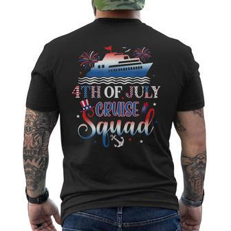 4Th Of July Cruise Squad 2023 Patriotic American Mens Back Print T-shirt | Mazezy AU
