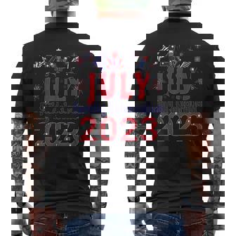 4Th Of July Family Celebration 2023 Family Matching Mens Back Print T-shirt | Mazezy