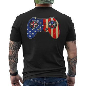 4Th Of July T Shirt Video Game Gamer Kids Boys Men Usa Mens Back Print T-shirt - Monsterry CA
