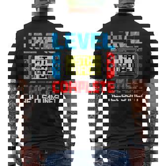 5Th Grade Level Complete Gamer Class Of 2023 Graduation Gift Mens Back Print T-shirt | Mazezy