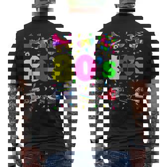 80S Theme Party 80S Costume - I Love The 80S Mens Back Print T-shirt - Seseable