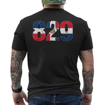 829 Dominican Republic Men's T-shirt Back Print | Mazezy