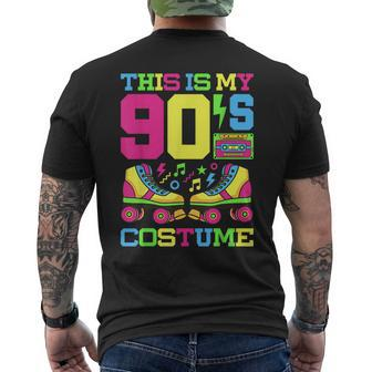 90S Costume 1990S Theme Party Nineties Styles Fashion Outfit Mens Back Print T-shirt - Monsterry