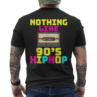 90S Hip Hop Rap Music Nostalgia Old School Clothing Gangster Men's T-shirt Back Print | Mazezy
