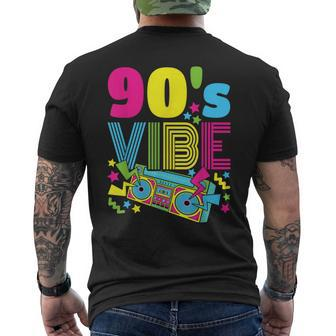 90S Vibe 1990S Fashion Nineties Theme Party 90S Theme Outfit Mens Back Print T-shirt - Thegiftio UK