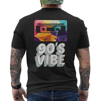 90S Vibe Vintage Retro Aesthetic Costume Party Wear Gift 90S Vintage Designs Funny Gifts Mens Back Print T-shirt | Mazezy