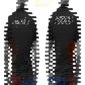 Abbeville France T Men's T-shirt Back Print | Mazezy