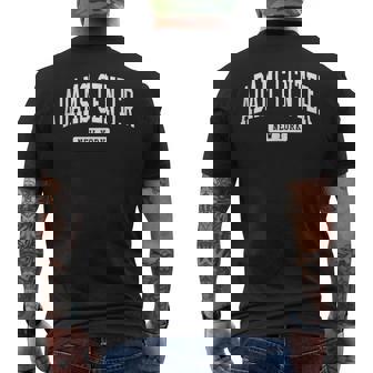 Adams Center New York Ny College University Sports Style Men's T-shirt Back Print | Mazezy