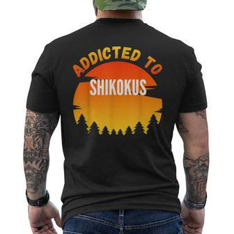 Addicted To Shikoku For Dog Lovers Men's T-shirt Back Print | Mazezy