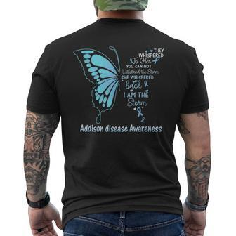 Addison Disease I Am The Storm Men's T-shirt Back Print | Mazezy