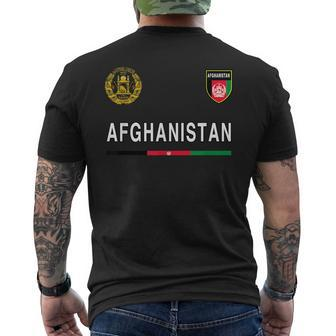Afghanistan SportSoccer Jersey Flag Football Mens Back Print T-shirt | Mazezy