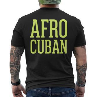 Afro Cuban Havana Cuban Style Men's T-shirt Back Print | Mazezy