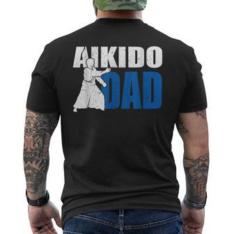 Aikido Dad Idea Self Defense Cool Aikido Uniform Men's T-shirt Back Print | Mazezy