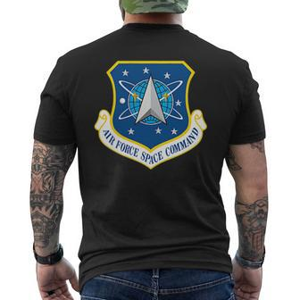Air Force Space Command Afspc Usaf Us Space Force Men's Back Print T-shirt | Mazezy