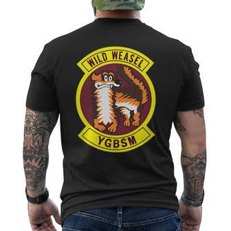 Air Force Wild Weasel Ygbsm Men's Back Print T-shirt | Mazezy