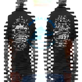 Alaska Cruise 2023 Family Vacation Group Matching Sea Trip Mens Back Print T-shirt - Seseable