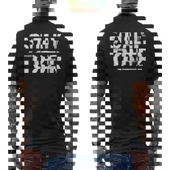 Alcohol Gag Drinking Sotally Dad Drinking College Drinking Mens Back Print T-shirt | Mazezy