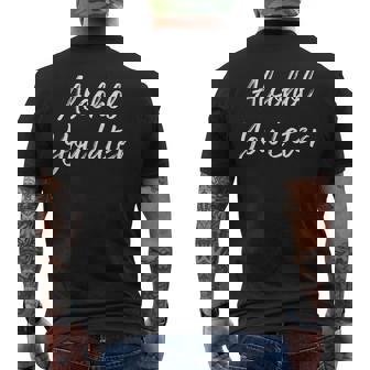 Alcohol You Later - Mens Back Print T-shirt | Mazezy