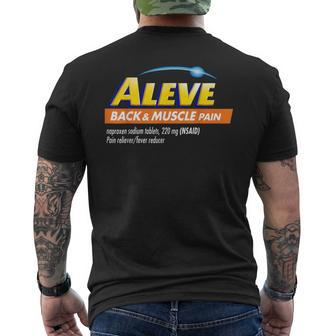 Aleve Back And Muscle Pain Nurse Pharmacy Halloween Costume Men's T-shirt Back Print - Seseable
