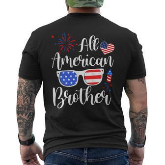 All American Brother 4Th Of July Memorial Day Matching Mens Back Print T-shirt - Monsterry AU