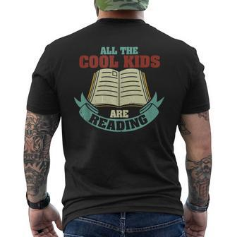 All The Cool Kids Are Reading Gift Funny Mens Back Print T-shirt - Monsterry AU
