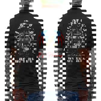 America A Country So Great Even Its Haters Wont Leave Mens Back Print T-shirt | Mazezy