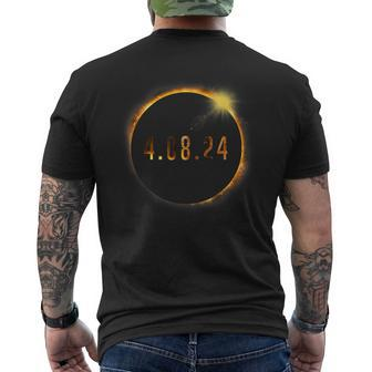 America Totality Spring 40824 Total Solar Eclipse 2024 Mens Back Print T-shirt | Mazezy AU