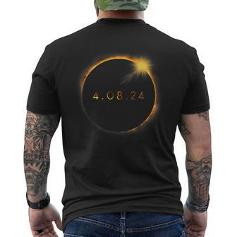 America Totality Spring 40824 Total Solar Eclipse 2024 Mens Back Print T-shirt - Seseable