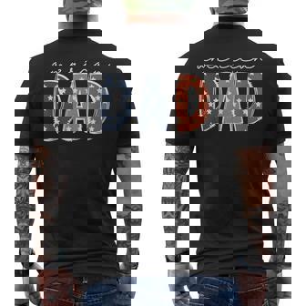 American Dad Retro 4Th Of July Red White Blue Men Funny Gifts For Dad Mens Back Print T-shirt | Mazezy
