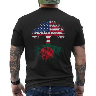American Grown With Bangladeshi Roots Usa Flag Tree Bengali Usa Funny Gifts Mens Back Print T-shirt | Mazezy CA