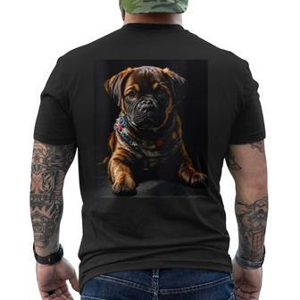 American Lo-Sze Pugg Men's T-shirt Back Print | Mazezy