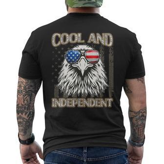 American Patriotic Eagle 4Th Of July Usa Flag Men Women  Mens Back Print T-shirt
