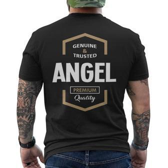 Angel Name Gift Angel Quality Mens Back Print T-shirt - Seseable