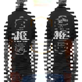 Angel Name Gift Angel Quality Mens Back Print T-shirt - Seseable