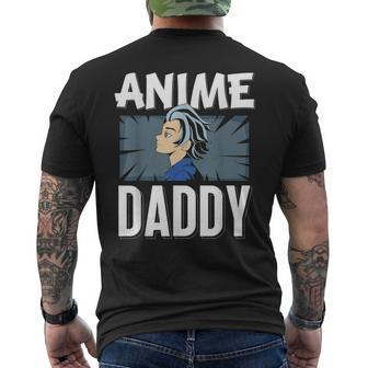 Anime Daddy Saying Animes Hobby Lover Dad Father Papa For Women Men's Back Print T-shirt | Mazezy