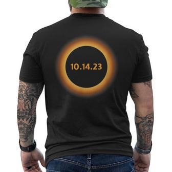 Annular Solar Eclipse 2023 October 14 Astronomy Lover Men's T-shirt Back Print - Monsterry UK