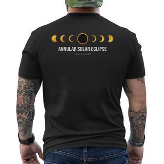Annular Solar Eclipse October 14Th 2023 Astronomy Event Men's T-shirt Back Print - Seseable