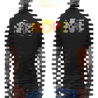 Anti Trump 2024 Nope Not Again Trump Men's T-shirt Back Print | Mazezy