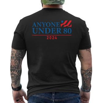 Anyone Under 80 2024 Men's T-shirt Back Print | Mazezy