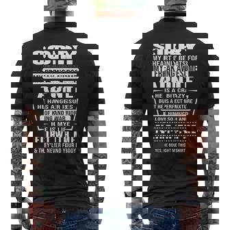 Aponte Name Gift Sorry My Heartly Beats For Aponte Mens Back Print T-shirt - Seseable